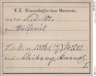 Etiketten zu Wulfenit (NHMW-MIN-Ad101)